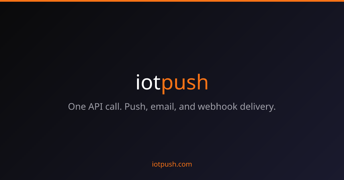iotPush screenshot 1